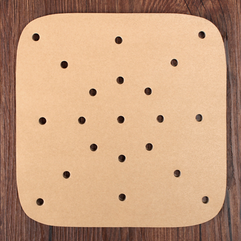 Wholesale Baking Paper Steamer Paper Air Fryer Round Silicone Oil Paper Baking Meat Buns Cake Paper Pad Plate Parchment Paper