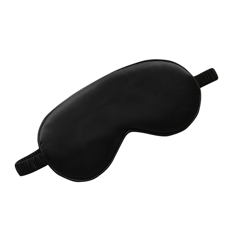 Picture of New double-sided artificial silk eye mask sleep elastic travel lunch break eye mask printed aviation eye mask wholesale