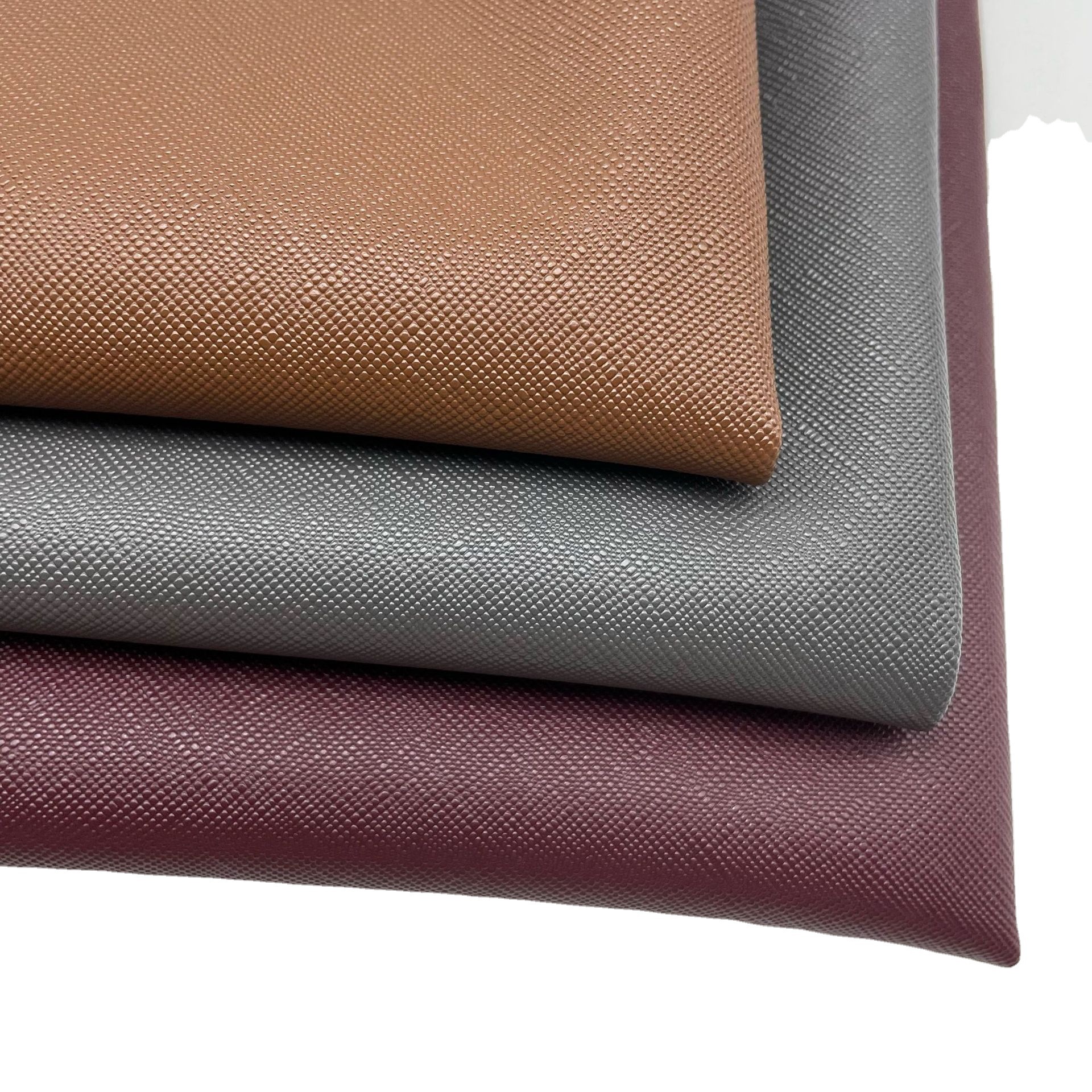 Picture of Scratch Resistant 1.0mm Fur Bottom Saffiano PVC Leather Handbag Bag Leather Jewelry Crafts Artificial Leather Leather