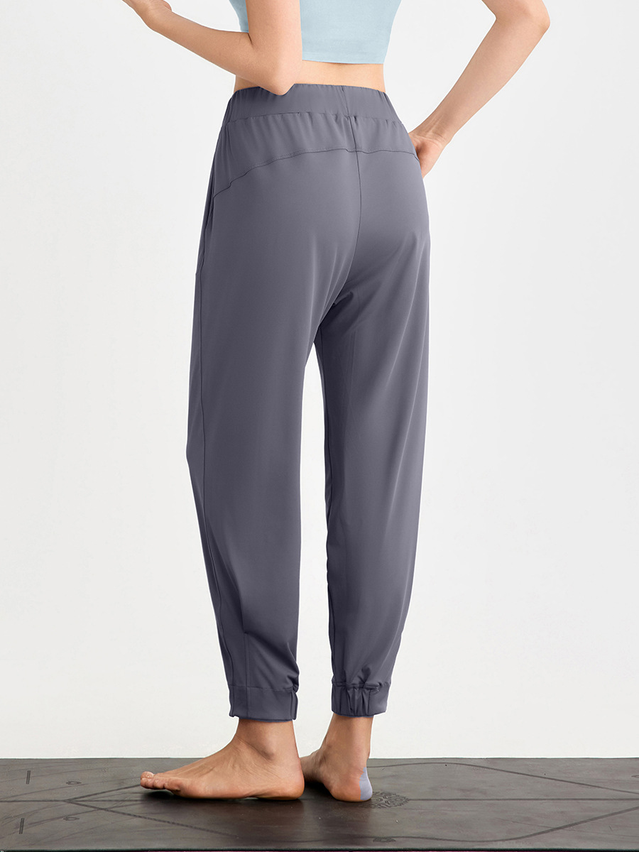 Picture of Ningbo Dashu Loose Sports Pants Women's Cool Yoga Fitness Casual Pants High Waist Slimming Pilates Pants