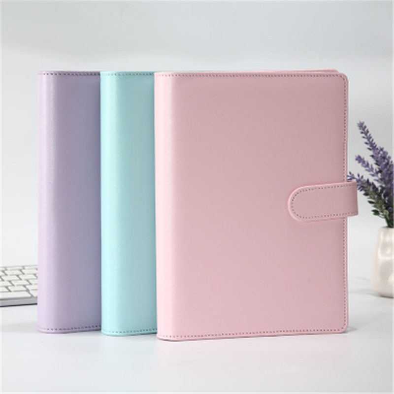 Picture of Spot Cross-Border Internet Celebrity Creative Macaron Notepad Loose-Leaf Notebook Notebook A6 Can Be Printed with Logo