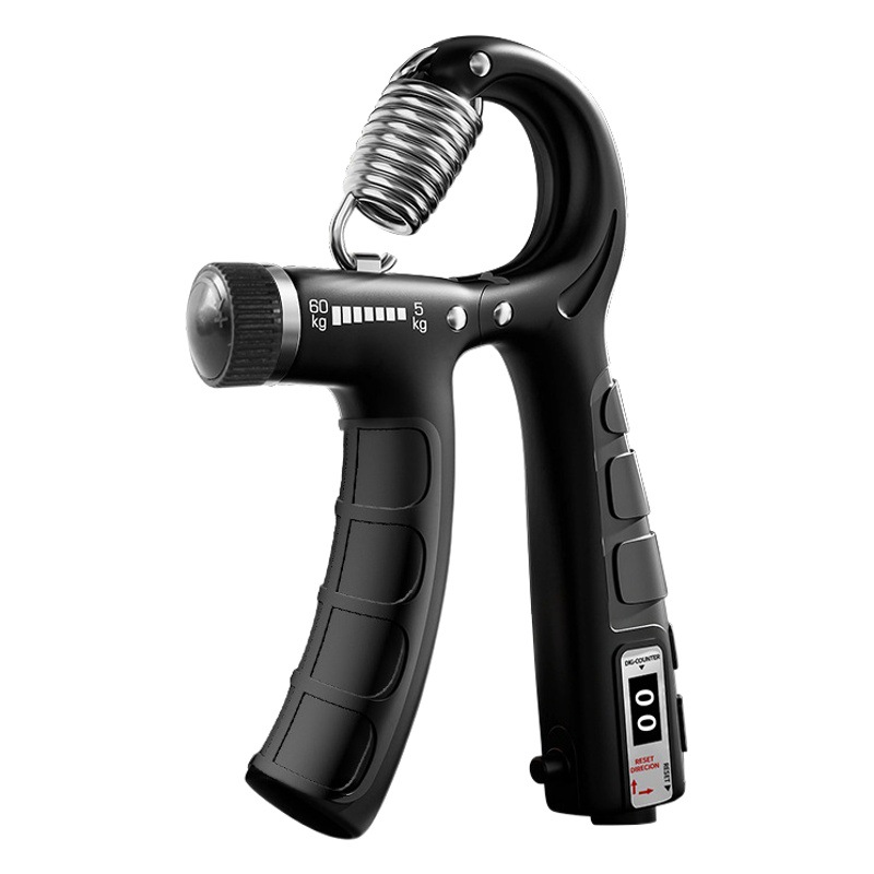 Mechanical counting grip men's arm muscle training hand strength exercise adjustable 5-60KG fitness sports equipment