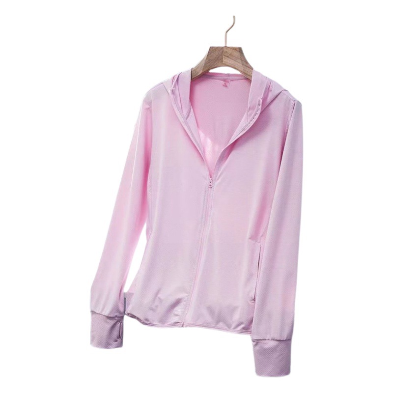 2023 new cardigan sun protection clothing women's summer loose casual thin zipper breathable sun protection clothing coat fashion
