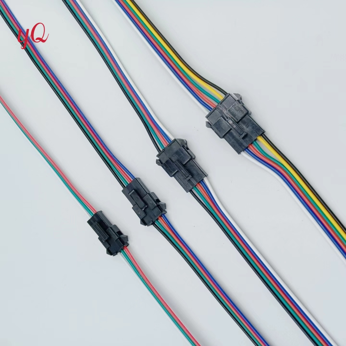 LED lamp with male and female butt plug SM terminal wire female and female connector wire 3pin2P4P5P6P lamp butt wiring