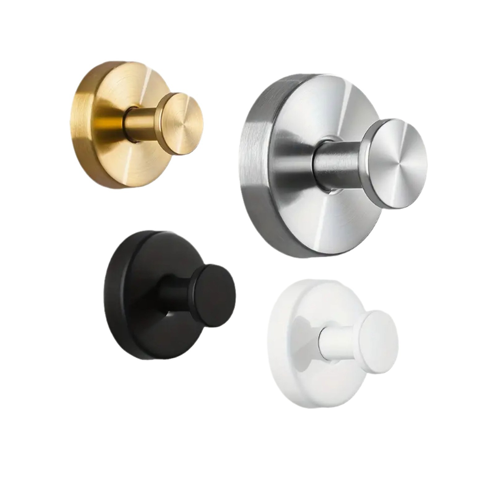 Picture of Cross-Border Stainless Steel Suction Cup Hooks, No-Drill, Traceless Vacuum Hooks for Kitchen and Bathroom, Simple Kitchen and Bathroom Hooks