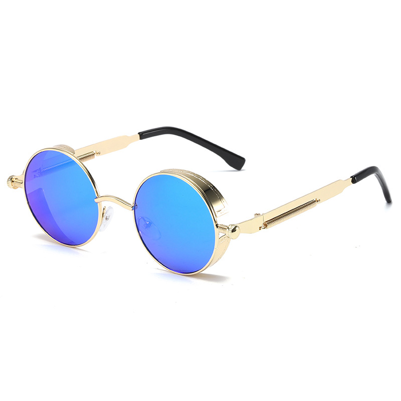 Picture of Steampunk Glasses New Fashion Round Sunglasses European and American Retro Glasses Trendyy Sunglasses for Men and Women