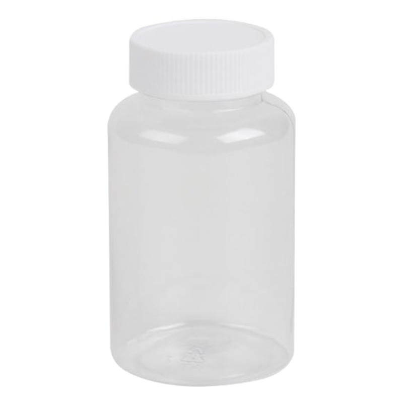 200ml transparent plastic bottle large diameter sub-bottle PET polyester sealed bottle plastic sub-bottle