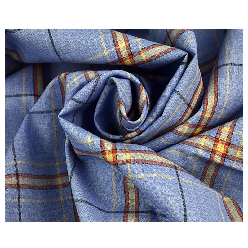Picture of 100% Cotton Yarn-Dyed Plaid Fabric 100% Cotton Bed Sheet Children's Clothing Lining Fabric