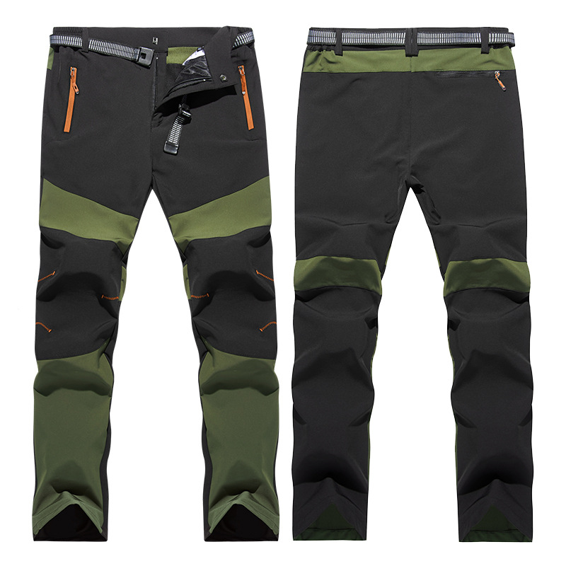 Picture of New Quick-drying Pants Men's Summer Outdoor Sports Spring and Autumn Thin Rush Pants Elastic Breathable Loose Large Size Mountaineering Pants