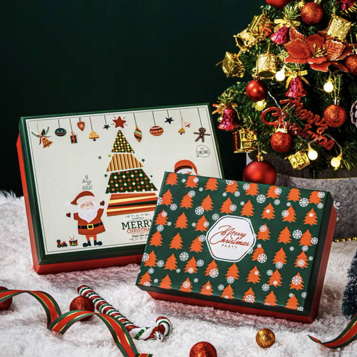 Picture of Customized Paper Boxes, Winter Gift Boxes, Scarves, Hand Warmers, Cosmetics, New Flip-Top Boxes, Packaging Boxes, Custom-Made