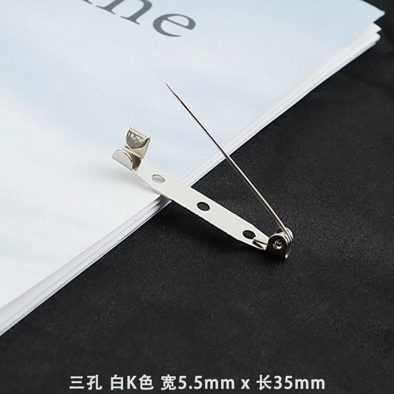 Picture of Cross-border Hot Sale High Quality Special Price Safety Badge Clothes Metal Simple Pin Brooch Handmade DIY Jewelry Accessories