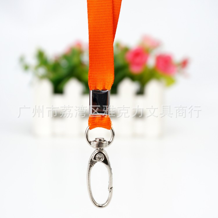 Picture of 1.0cm lanyard work permit lanyard badge work card hanging rope factory card rope certificate card set student