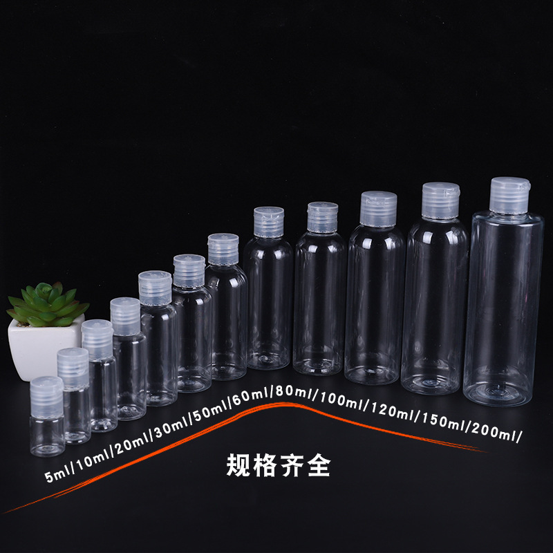 Butterfly cap flip bottle 5 10 20 30 50 100 200 300 500 ml plastic bottle in stock