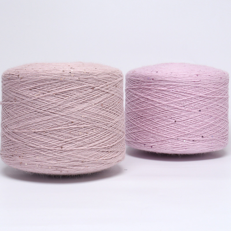 Siyue/Cross-border hot sale mink fur rabbit wool yarn mink fleece DIY knitted woolen ball handmade wool 500g