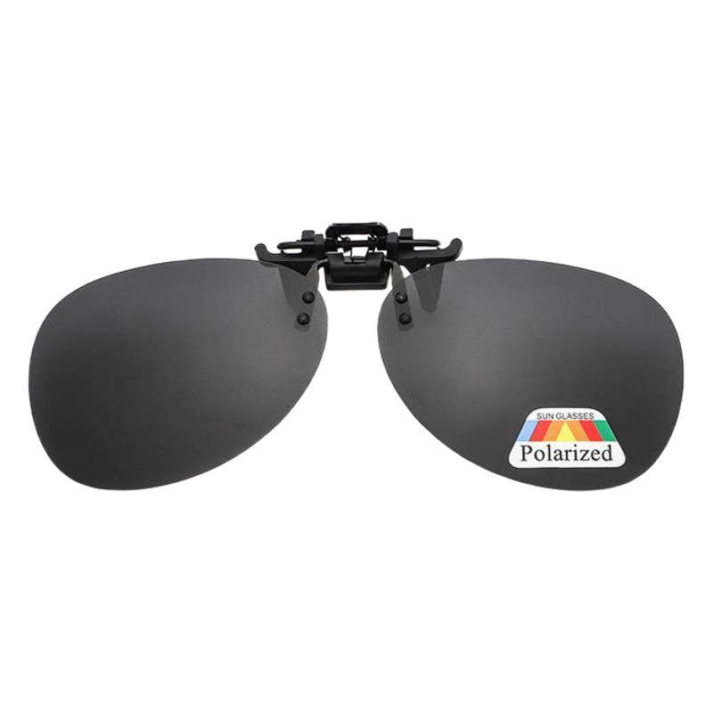 Yage's Popular Sunglasses, Polarized Clip-On Driver's Night Vision, Flip-Up Toad Style Sunglasses Clip-On Myopia Mirror Hanging Clip
