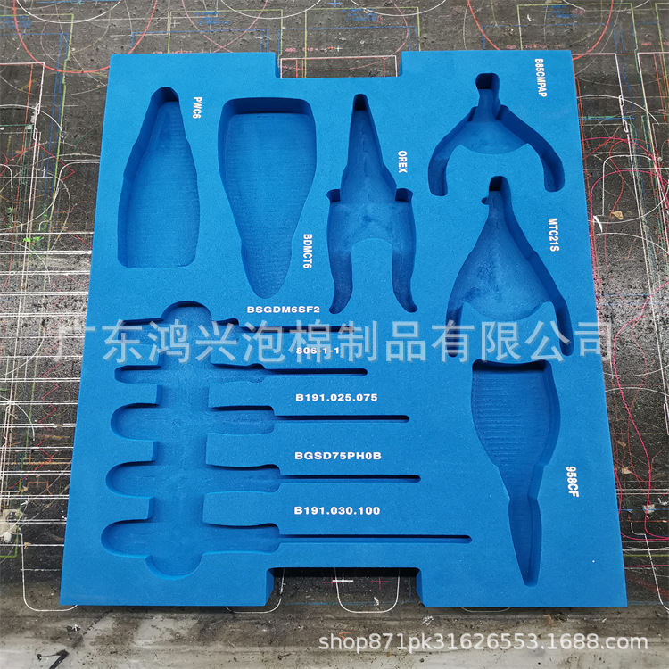 2025 High-Density Eva Foam Tool Cart Lining, Wear-Resistant, Oil-Resistant, Acid-Alkali-Resistant Hardware Drawer Protective Material