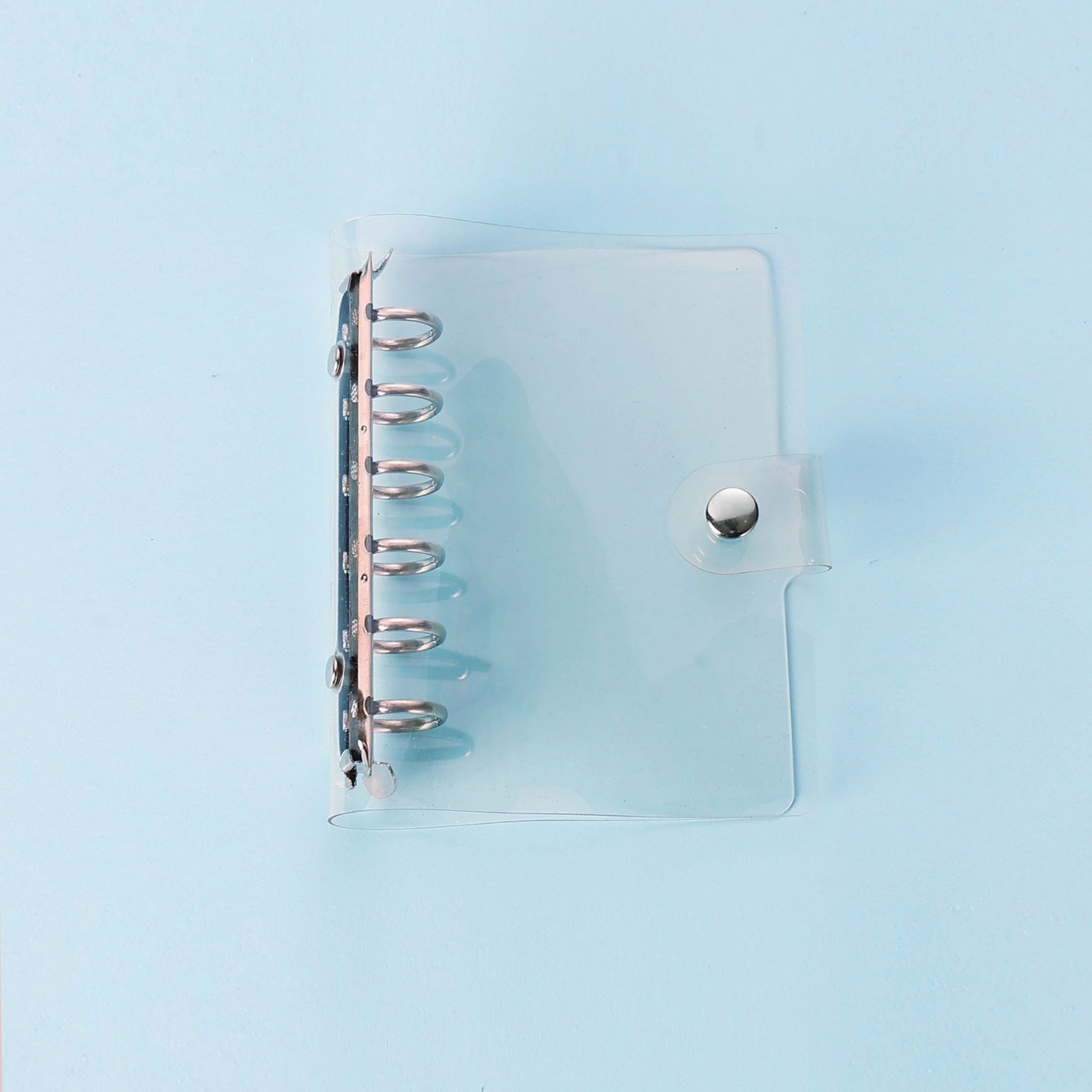 Picture of Spot Loose-Leaf Book Shell Notebook Simple Pvc Hand Ledger A5A6A4A7B5 Notepad Transparent Loose-Leaf Book