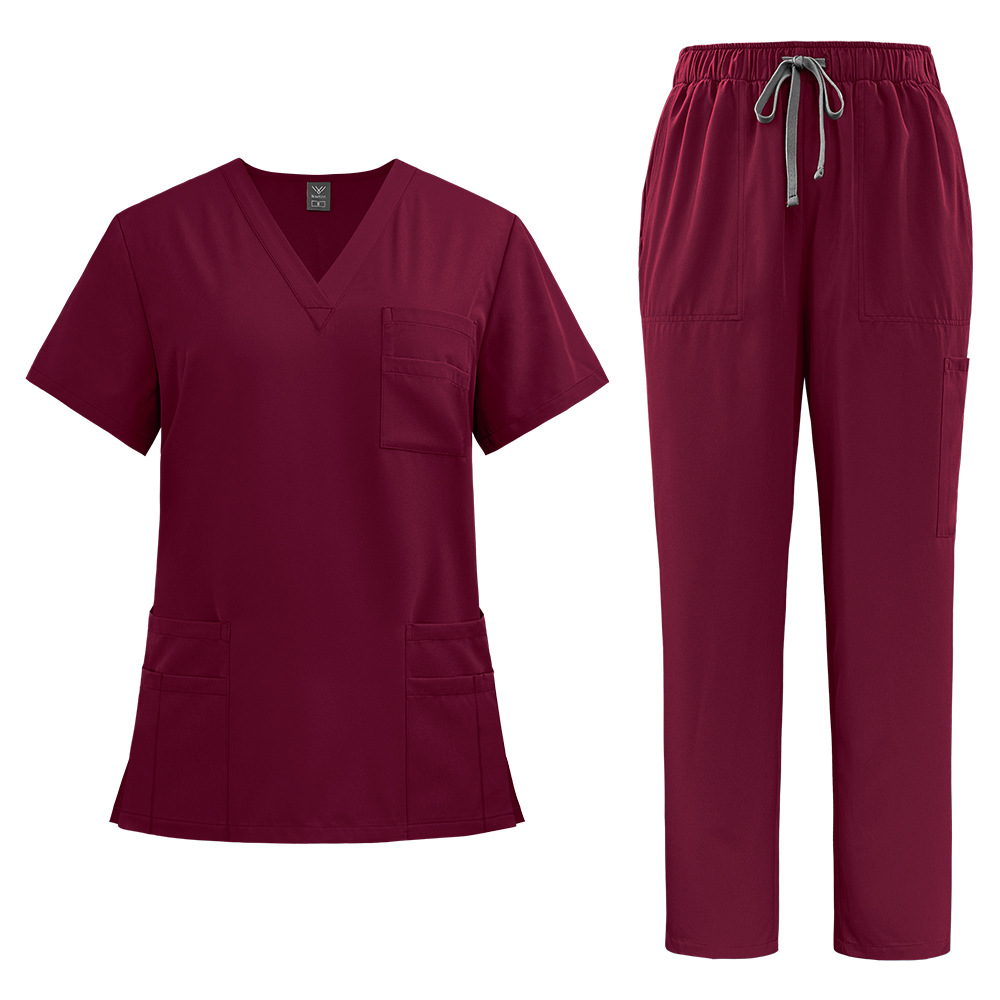 Picture of AliExpress Hot Selling Hand Washing Clothes Quick Drying Casual Comfortable Hospital Doctor Nurse Staff Work Clothes suit Men and Women