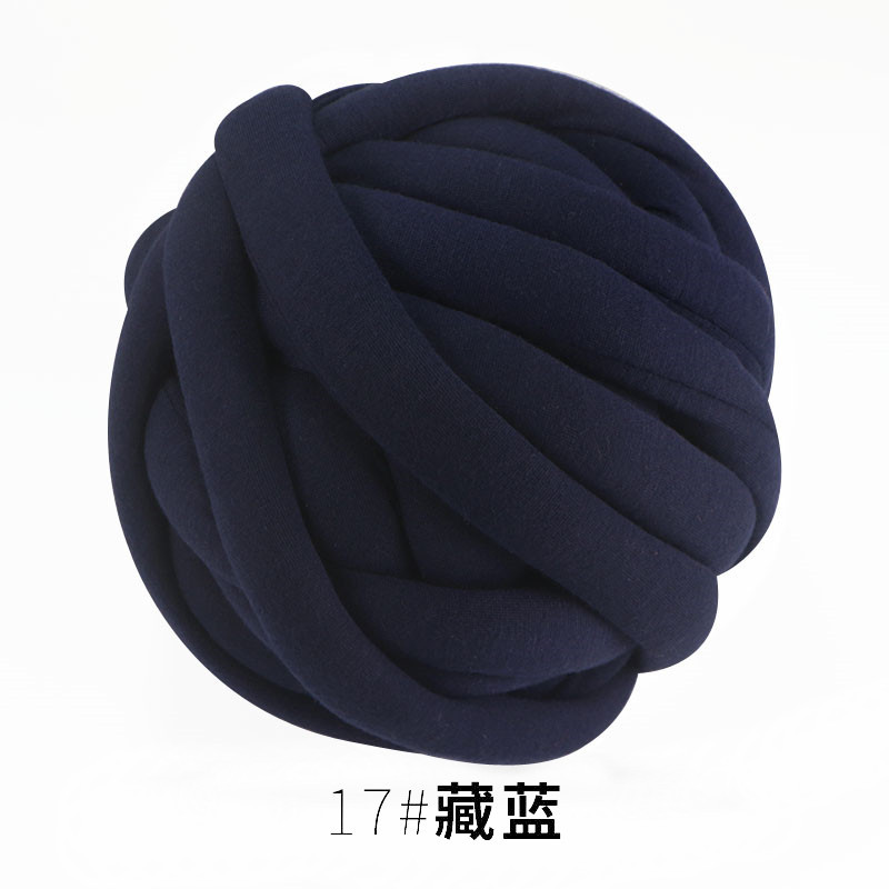 Picture of Heart-filling cotton warm velvet cotton Iceland wool DIY hand-woven hook blanket carpet cover blanket dog kennel cat nest cushion basket basket bag