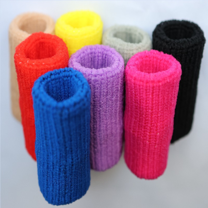 Thickened towel finger gloves sports finger guard drum buffer badminton protective gear basketball finger guard protective finger