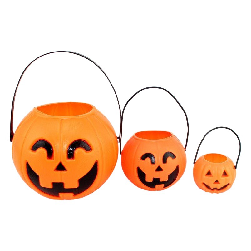 Halloween Ghost Festival Supplies Halloween Candy Jar Bar Decoration Props Pumpkin Lantern Wholesale Pumpkin Jar Pumpkin Bucket