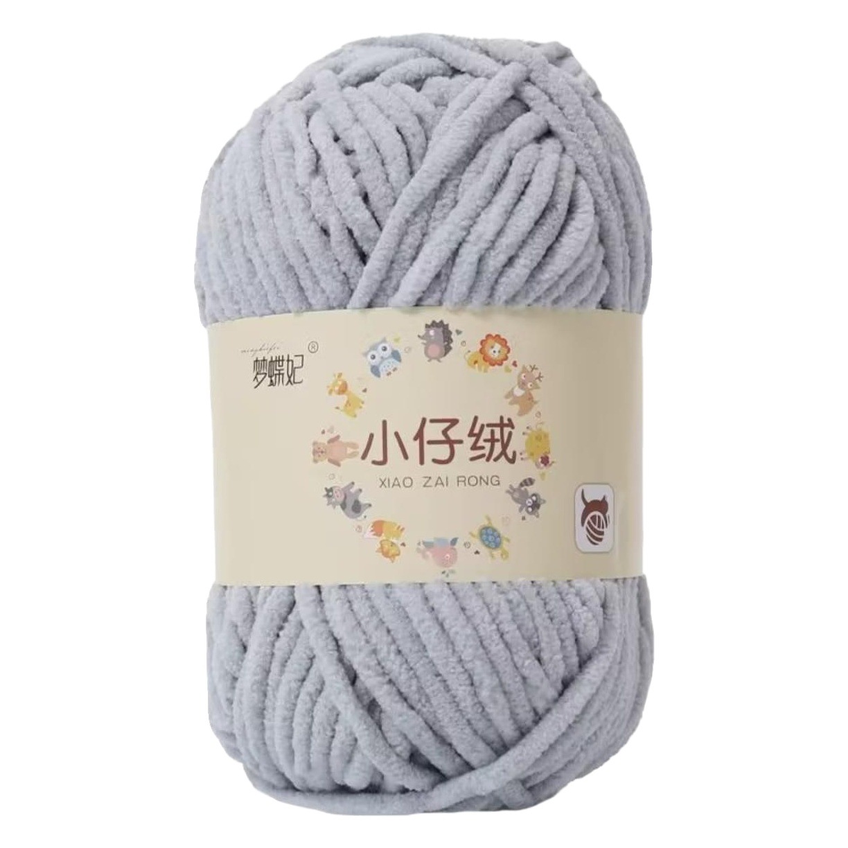 Small velvet hand-woven small ice stripe thick wool baby thread woven scarf diy doll thread hook shoes bag