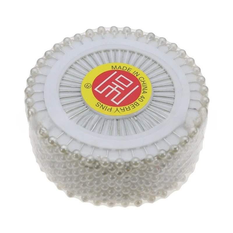 Picture of Manufacturer's Colorfulful Pearlescent Needles, Pearl Pins, Positioning Pins, Non-Peeling Small Plates, Black and White Bead Needles, 40 Pieces Wholesale