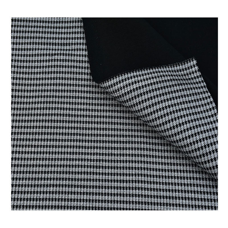Houndstooth Cotton Four-sided Elastic Twill Printed Cloth 40 Pair Casual Suit Jacket Fashion Trousers Fabric