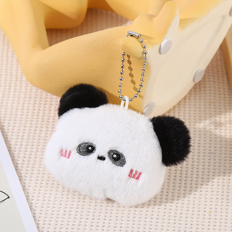 Picture of Cartoon Plush Brooch Cute Bear Doll Frog Cat Rabbit Bag Hanging Ornaments diy Clothing Accessories