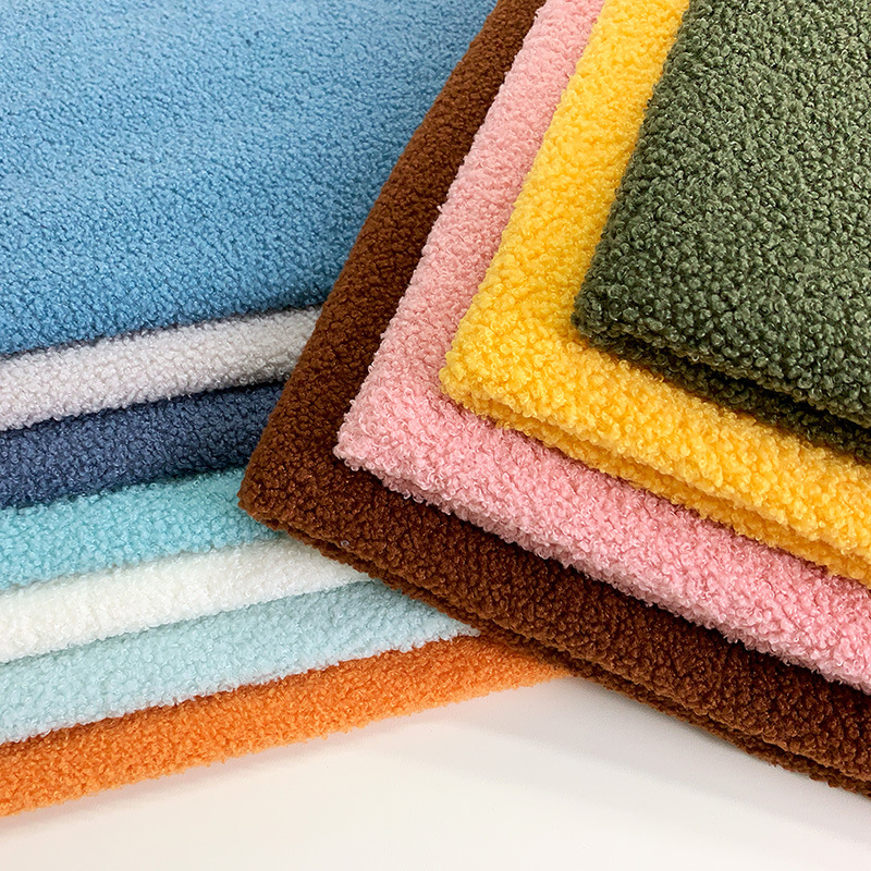 Teddy Velvet Sheepfold Small Particles Velvet Imitation Cashmere Warm Clothing Toy Handmade Lamb Velvet Fabric
