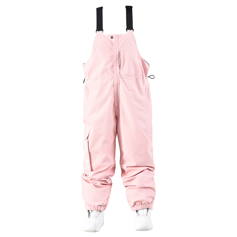 Picture of Ski suspenders for men and women OVER SIZE winter outdoor windproof snowboard pants one-body snow pants warm