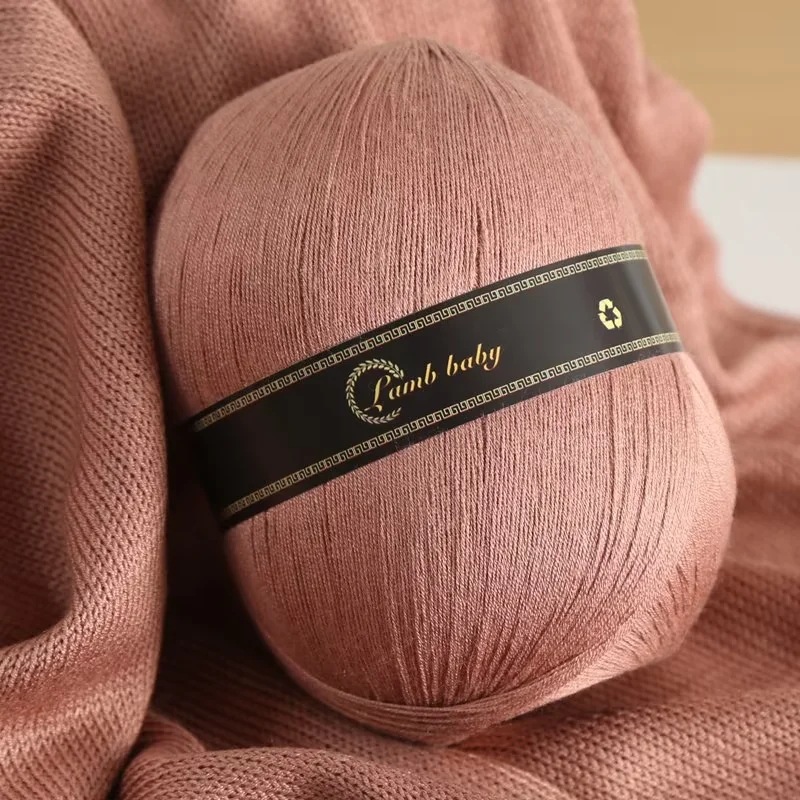 Silk cotton summer linen lace thread hand-woven doll material bag large diy crochet wool wholesale