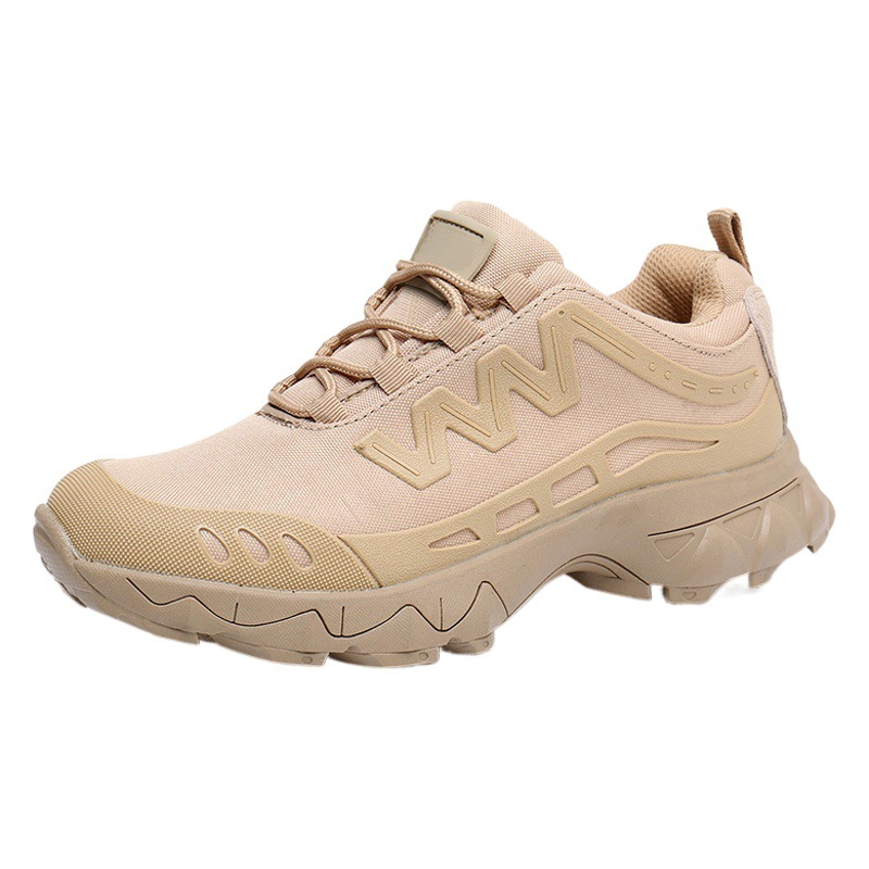 Spring and Autumn New Sports Shoes Waterproof Hiking Shoes Grab Hiking Shoes Casual Low Top Outdoor Tactical Boots Breathable Tactical Boots