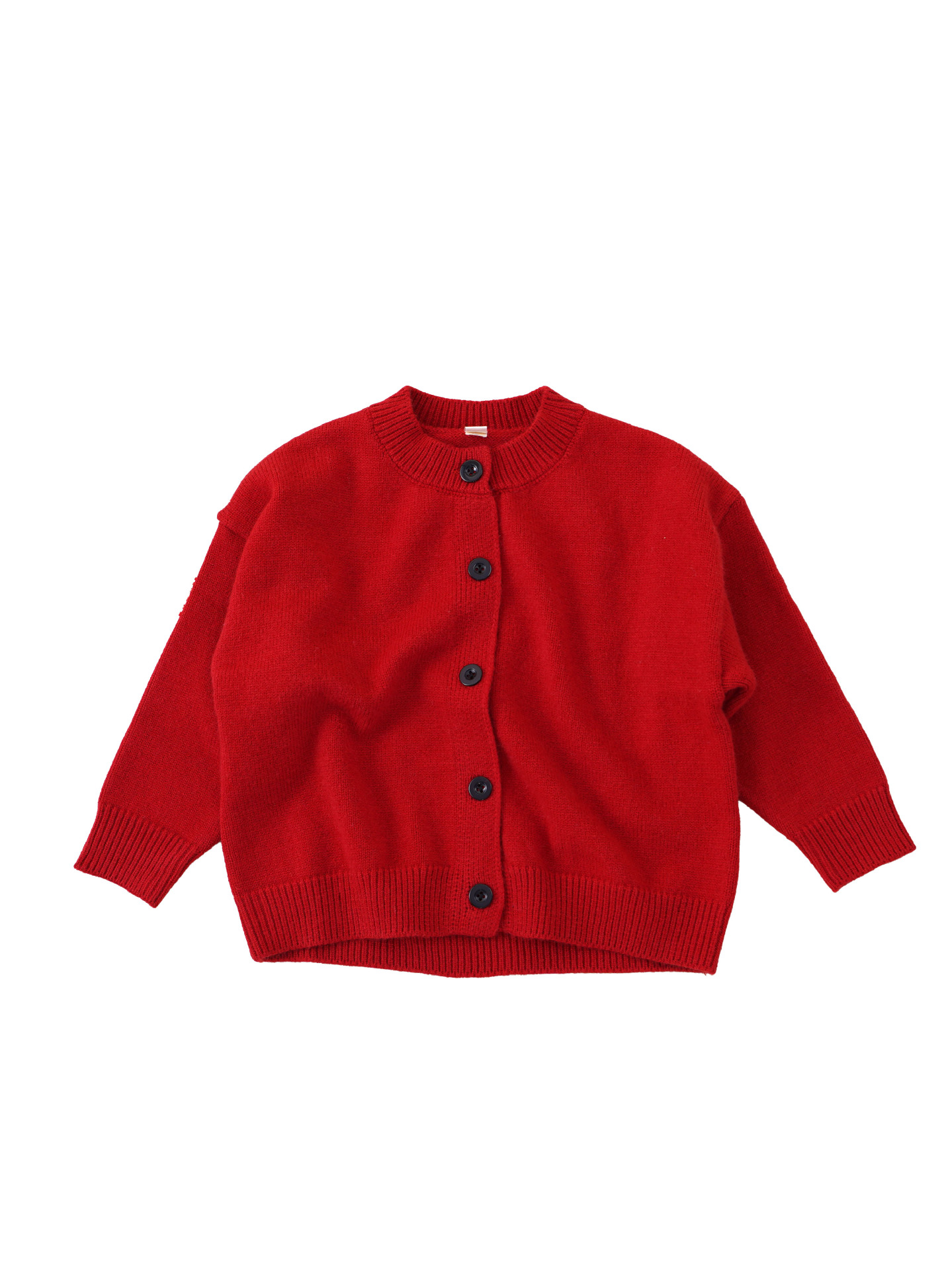 Picture of 2023 autumn and winter new children's sweater children's clothing boys and girls trendy round neck Western style Mori Chinese red knitted cardigan