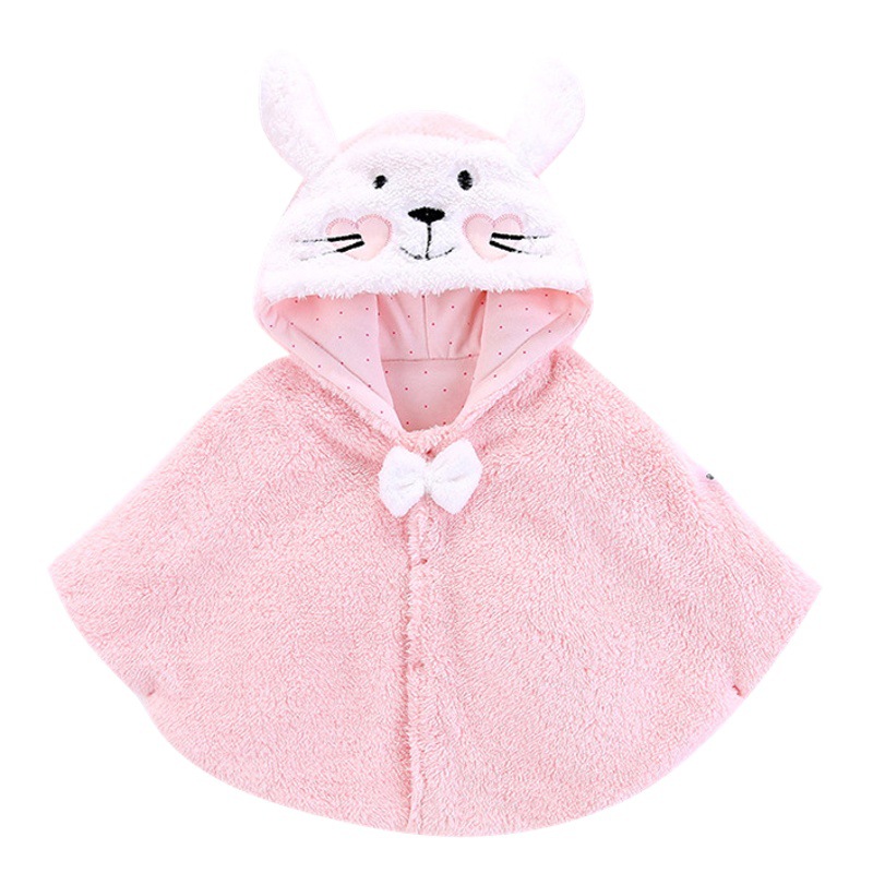 Picture of Baby's Cape Windshield Spring Autumn Winter Outgoing Windbreaker Children's Coat Quilted Girls' Baby's Small Shawl