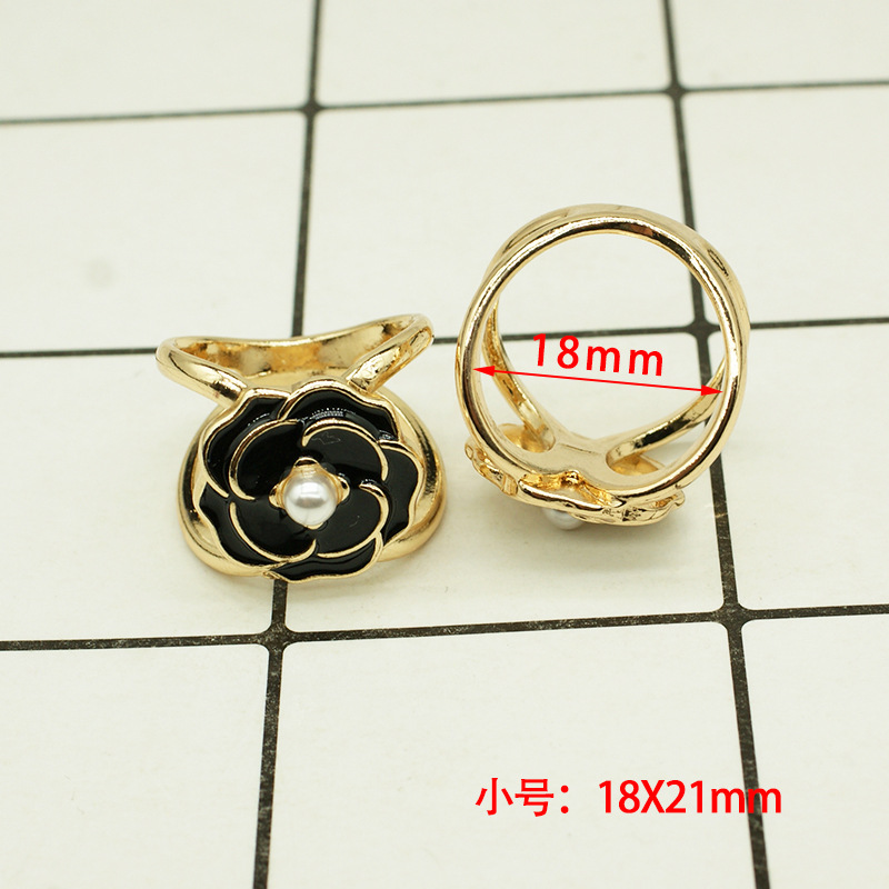 Picture of South Korea multi-functional scarf buckle high-grade Pearl fashion new Camellia windbreaker belt buckle high-end jewelry wholesale