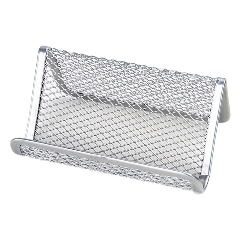Desktop business card holder personalized creative iron net business card holder business card case mobile phone holder business card holder business office supplies