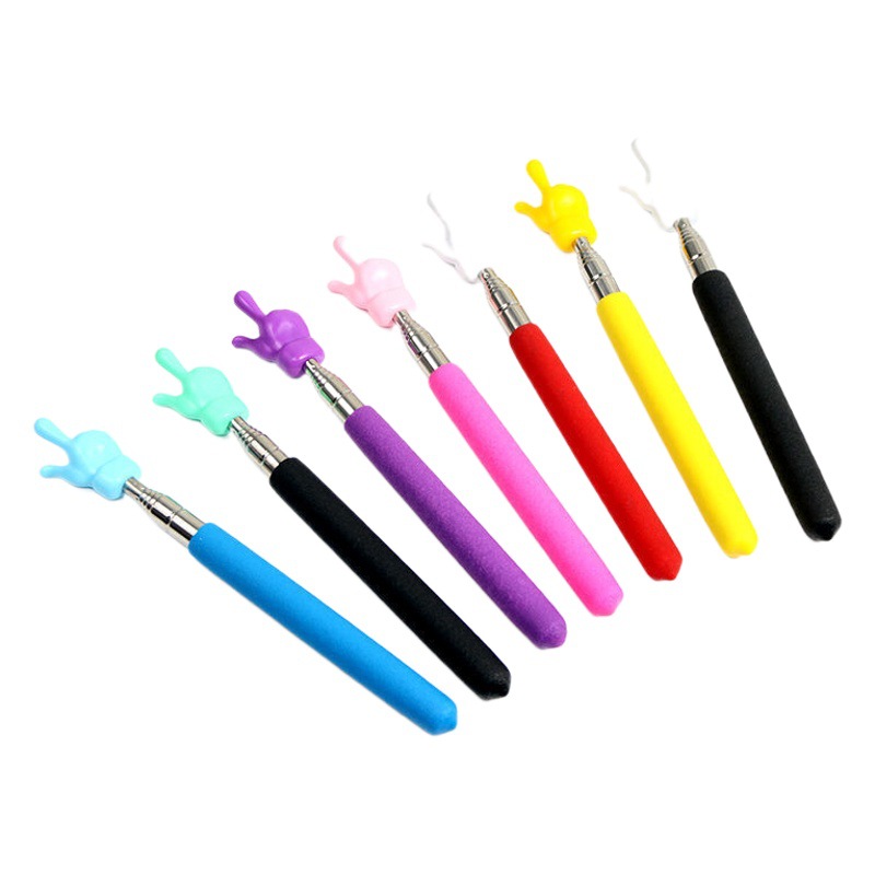 Finger reading stick finger home class retractable teaching stick stainless steel free retractable length children home teacher
