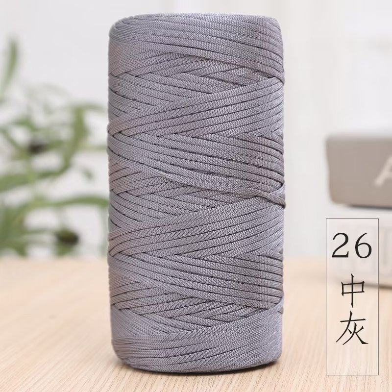 Picture of Spring and Summer peony hand bag crocheted material package ice hemp thread