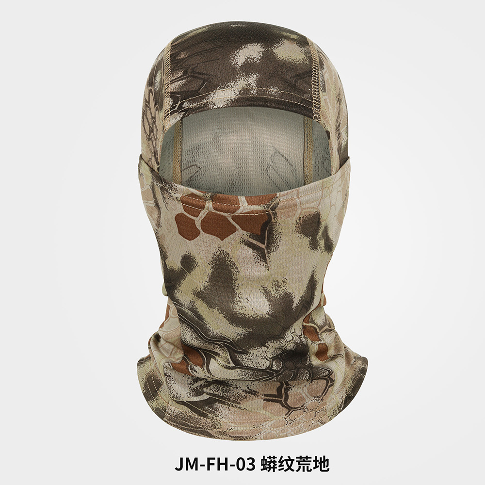 Picture of Outdoor Sports Dust-proof Sunscreen Riding Headgear Motorcycle Helmet Mask Summer Camouflage Balaclava Hat