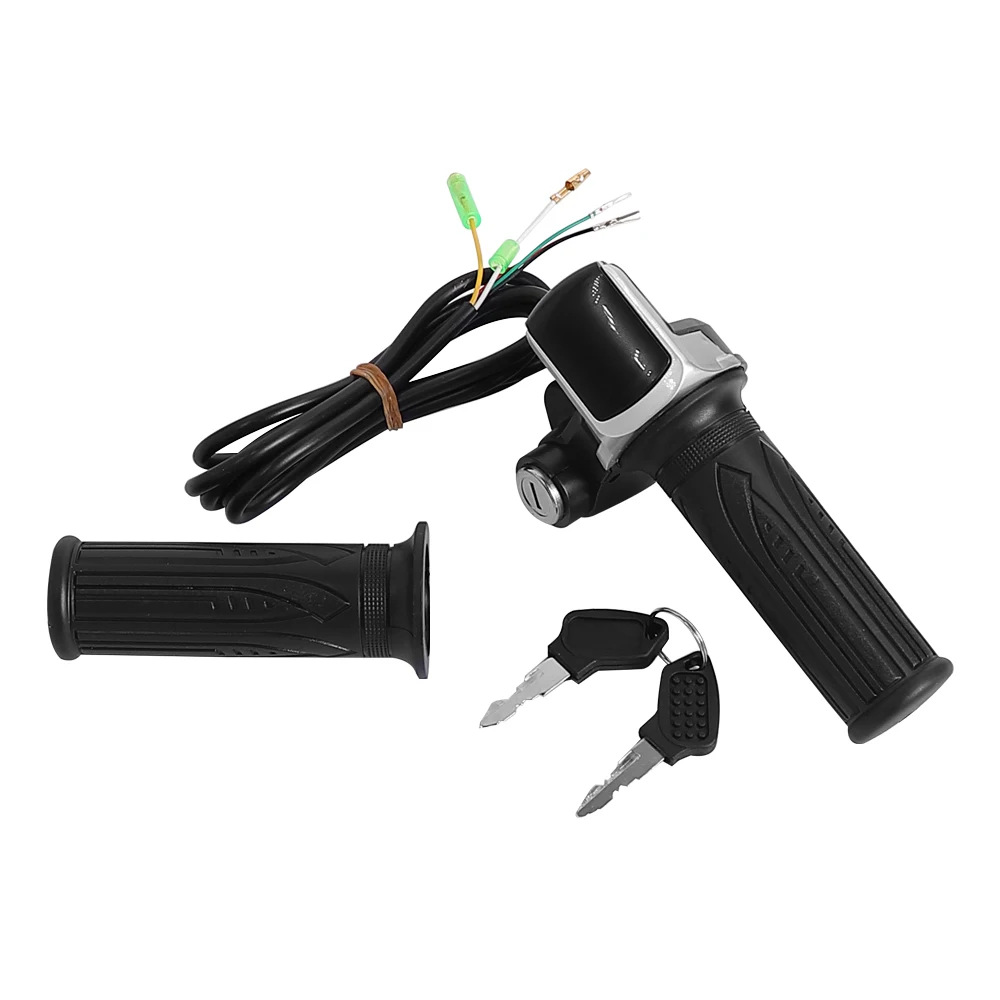 24V36V48V60V Electric Scooter with Lockable Handlebar Lcd Power Display Speed Adjustment Acceleration Throttle Handle