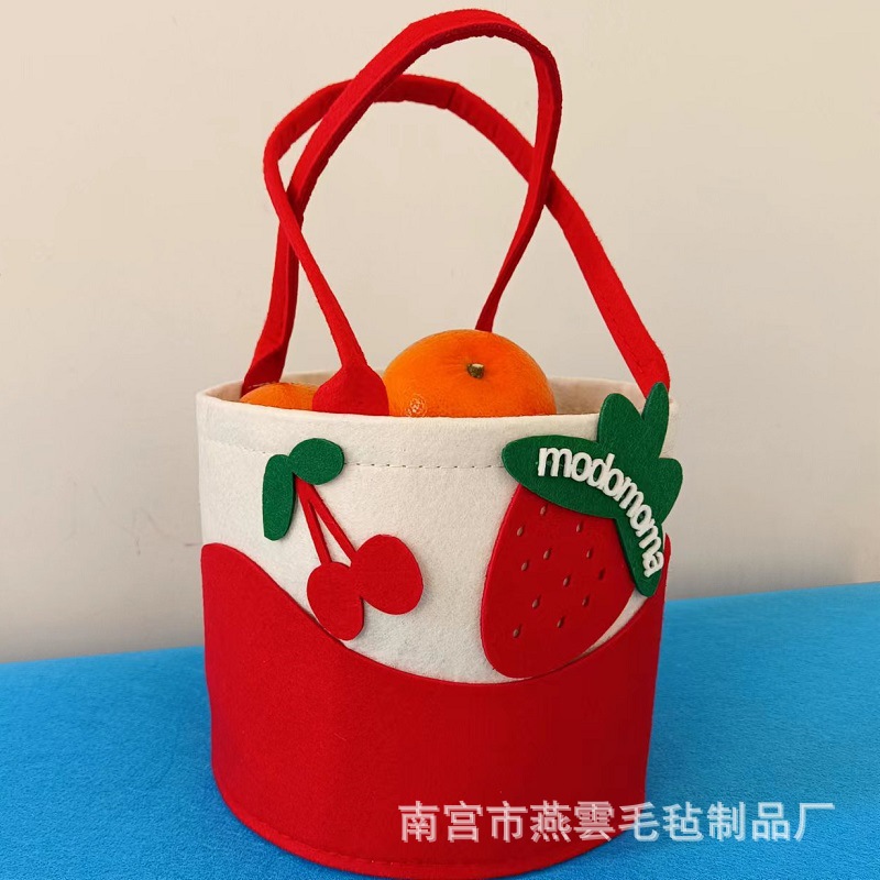 2023 New Felt Bag Hand Gift Storage Bag Children's Fashion Shopping Bag Baby Wedding Banquet Gift Tote Bag