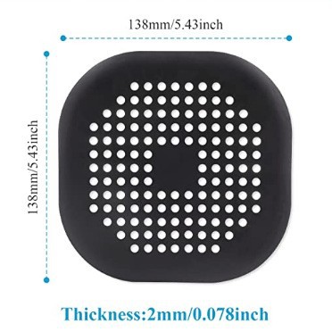Picture of Sink anti-clogging silicone floor drain cover bathroom drain hair anti-clogging filter sewer filter