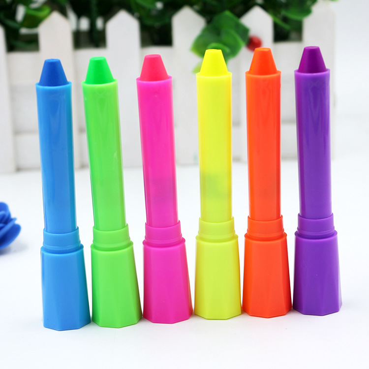 Picture of 6-Color Luminous Face Paint Set Party Halloween Event Makeup Props DIY Washable Face Painting Crayon