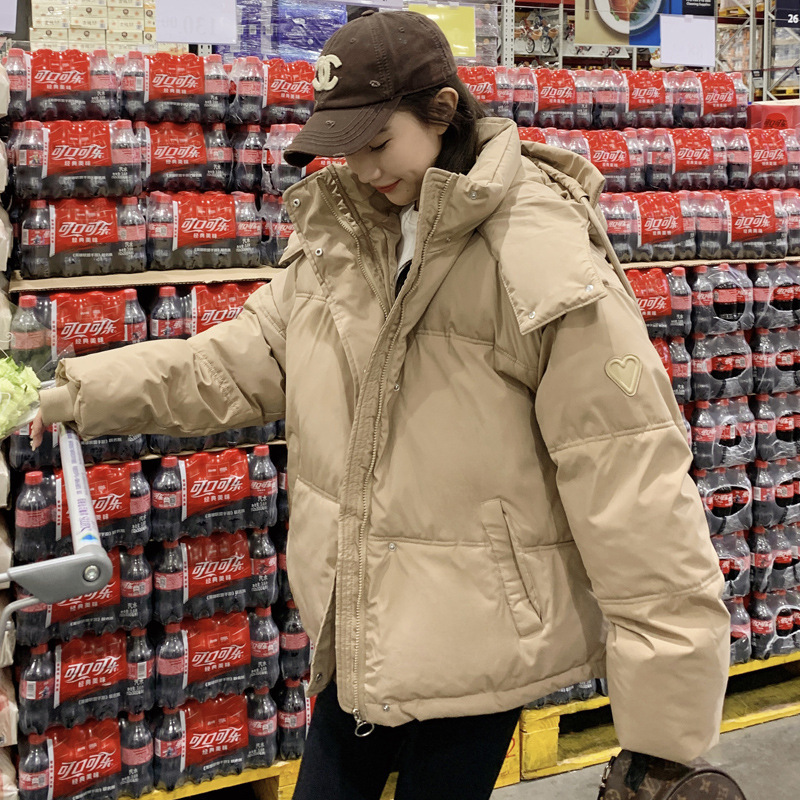 Picture of Cross-border New Cotton-padded Coat Women's Short Korean-style Design Sense Hooded Thickened Bread Suit