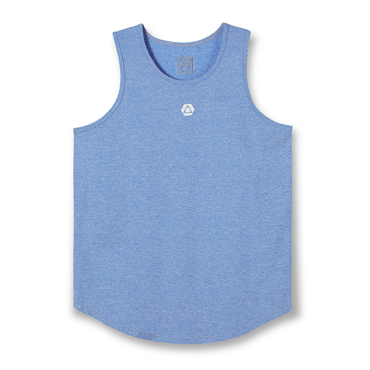 Picture of Summer Men's Running Training Sleeveless Quick-drying Clothes Sports Fitness Ice Silk Thin Loose Vest Top in stock Print