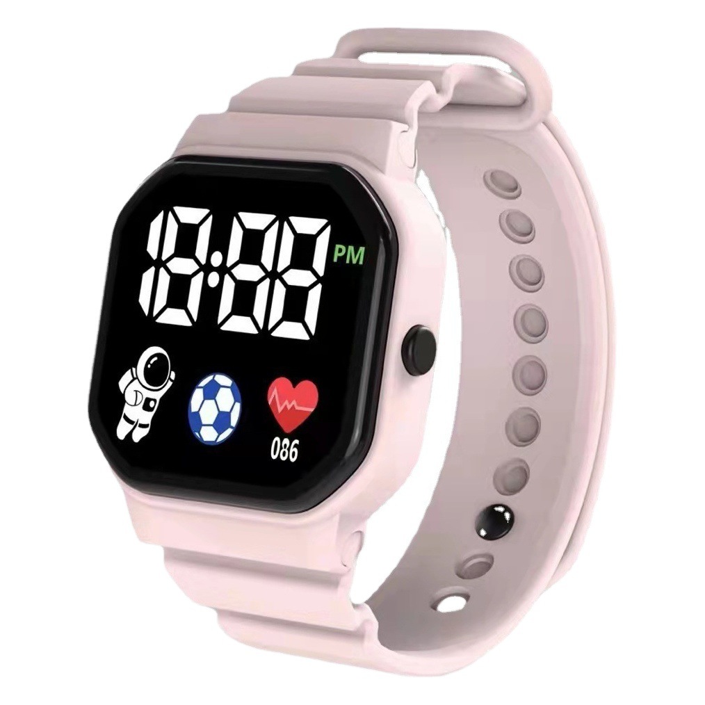 Led Digital Watch C3-12 Astronaut Style Square Digital Sports Student Electronic Watch with Luminous Function