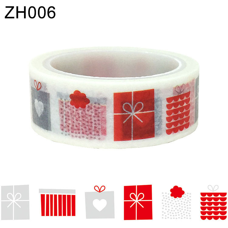 Picture of Manufacturers cross-border a generation of cartoon Christmas festival DIY decorative stationery color hand account stickers and paper tape