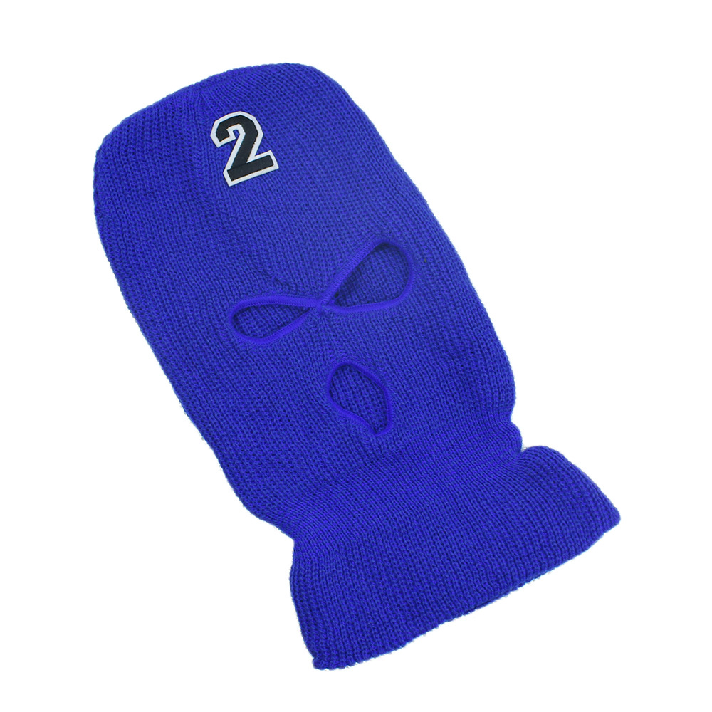 Picture of Blue file peripheral cos bandit head cover sand Wolf white bird Travel star field blue file cos props