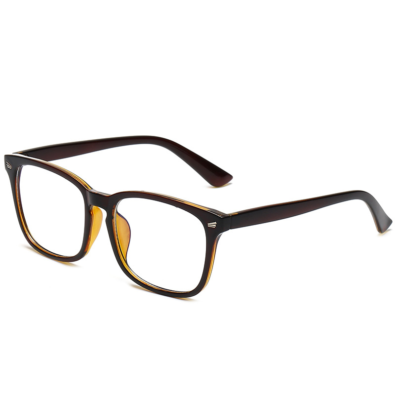 Picture of Jite 5010 Flat Simple Square Glasses Frame Full Frame Glasses Rivet Anti-Blue Light Glasses